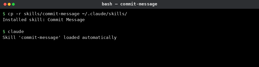 Commit Message 사용 예시
