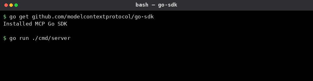 MCP Go SDK 사용 예시