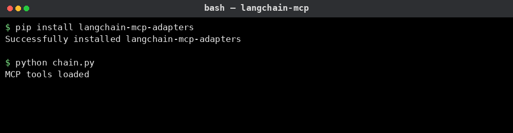 LangChain MCP Adapters 사용 예시