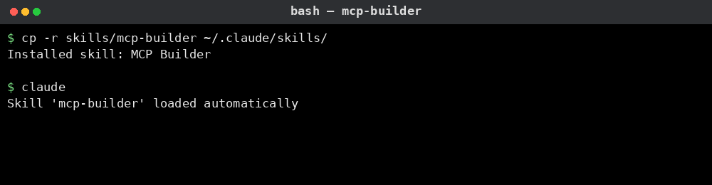 MCP Builder 사용 예시