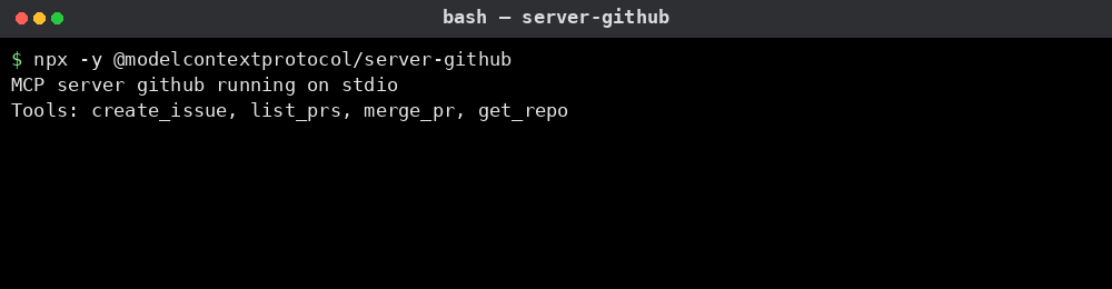 MCP Github 사용 예시